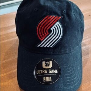 Portland Trail Blazers NBA Ultra Game Black Adjustable Hat OSFA
